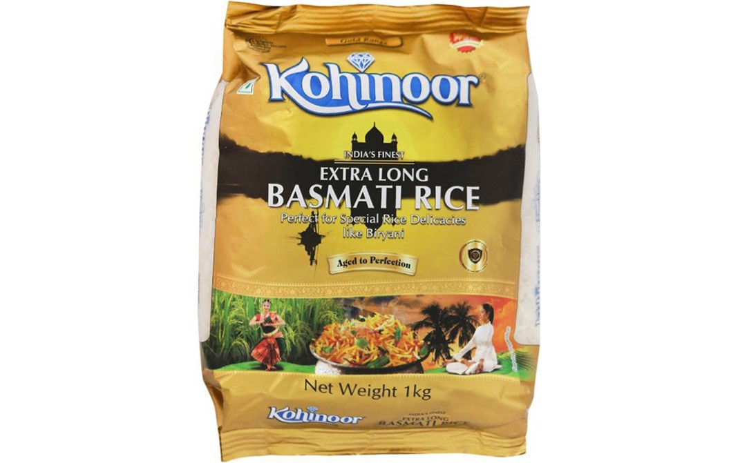 Kohinoor Extra Long Basmati Rice   Pack  1 kilogram